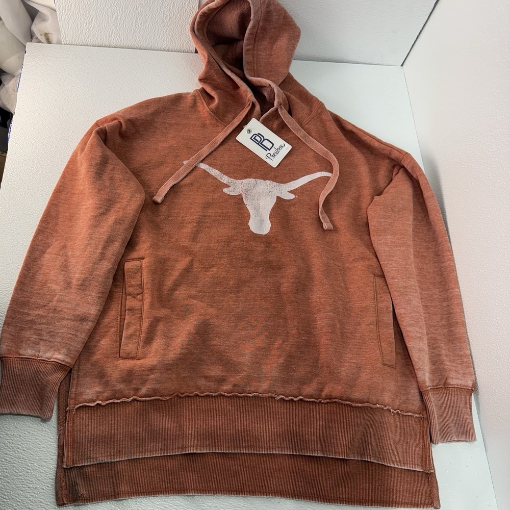 Pressbox Distressed Texas Longhorns NCAA Orange Men's Size M